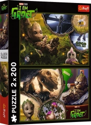 Puzzle 2×200 piese – I am Groot MARVEL Guardians