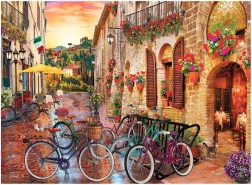 Puzzle Cu bicicleta prin Toscana 1000 de piese