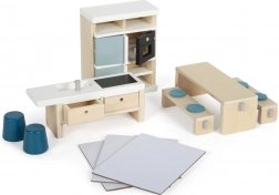 Mobilier de bucătărie pentru căsuța de păpuși