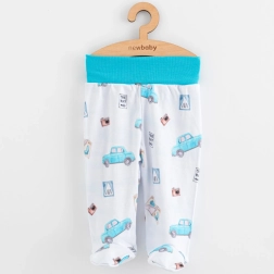 Pantaloni baby cu botoșei New Baby Classic II Cars