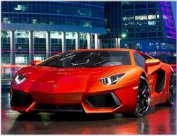 Mozaic cu diamante – mașină roșie