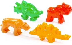 Set de forme tigru, dinozauri și mamut
