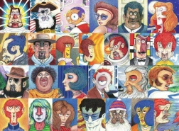 Puzzle Ravensburger alfabet în chipuri 500 piese