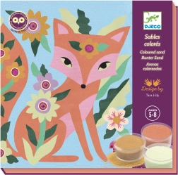 Set creativ Animale nocturne – nisipuri fosforescente DJECO