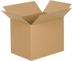 Cutie de carton cu clapete 450 × 250 × 200 mm, cu trei straturi, maro