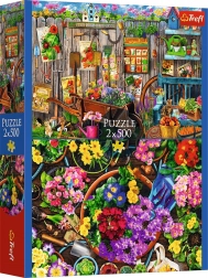 Puzzle 2×500 – muncă în grădină