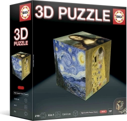 Puzzle 3D Cubul Artă 216 piese EDUCA