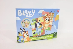 Set mozaic Bluey cu autocolante