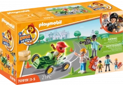 Playmobil Duck On Call Acțiunea de Salvare Ajutor pentru Concurent
