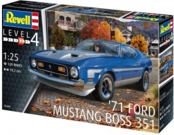 Model din plastic al mașinii 71 Ford Mustang Boss 351 1/25