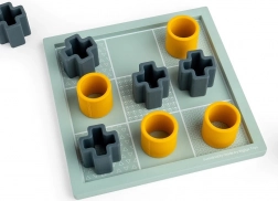 Bigjigs Toys X și 0 din lemn și silicon