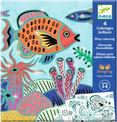 Djeco desene cu sclipici Sub mare