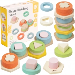 Turn Montessori pentru sortarea formelor și culorilor CLASSIC WORLD