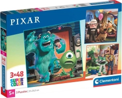 Clementoni puzzle Disney Pixar 3×48 piese
