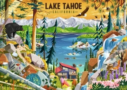 Puzzle Ravensburger Lacul Tahoe Cristalin 1000 piese