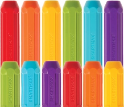 Set de construcție magnetic SmartMax - tije scurte și lungi, 12 buc.