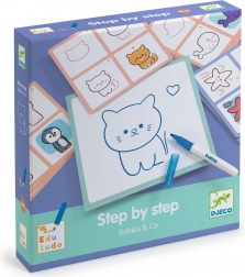 DJECO Desen pas cu pas – pui de animale