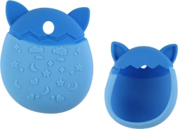 Husă din silicon pentru Tamagotchi în formă de pisică albastră
