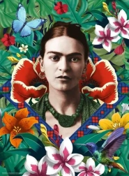 Puzzle RAVENSBURGER Frida Kahlo: Fantezie înfloritoare 500 piese