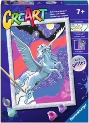 CreArt – cal înaripat pegas – pictură după numere