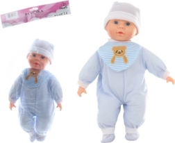 Bebeluș băiețel cu sunete 40 cm cu corp moale