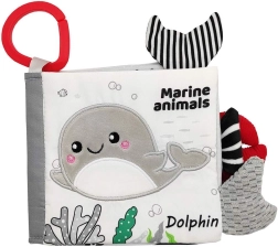 Cărticică senzorială cu contraste Akuku Marea