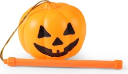 Dovleac luminos de Halloween cu mâner