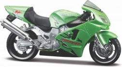 Model metalic de motocicletă KAWASAKI Ninja ZR-12R 1:18 cu suport