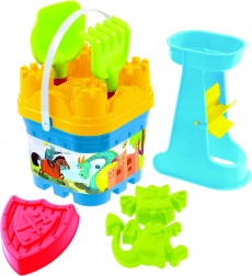 Set de nisip cu castel și moară de apă