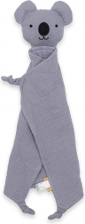 păturică muselină pentru adormit koala New Baby, gri