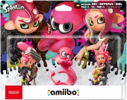 figurine amiibo SPLATOON Octoling – set 3 buc