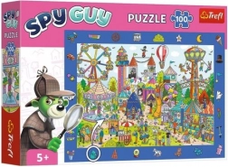 TREFL Puzzle cu căutare de imagini Spy Guy: Parc de distracții 100 piese