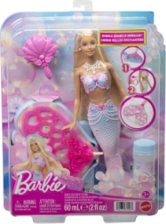Barbie sirenă cu bule și accesorii