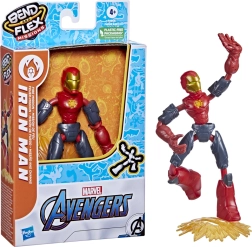 Figurină de acțiune flexibilă Avengers Bend and Flex 15 cm