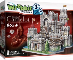 Puzzle 3D castelul Camelot WREBBIT, 865 piese
