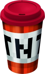 Cană de călătorie pentru cafea MINECRAFT 390 ml