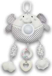 Jucărie de pluș suspendată elefant cu lumină și muzică