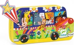 Puzzle Autobuzul curcubeu 16 piese