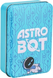 Astrobot cărți de joc cu jokeri în cutie metalică