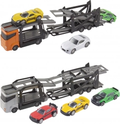 Camion de transport Teamsterz cu mașinuțe