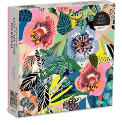 GALISON puzzle pătrat Pierdut în grădină 500 piese