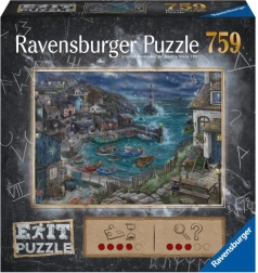 Puzzle de evadare RAVENSBURGER – sat pescăresc, 759 de piese