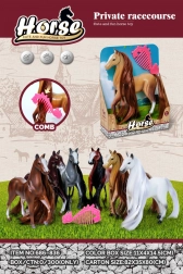 Jucărie căluț cu pieptene