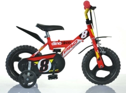 Dino Bikes Bicicletă pentru copii 12" roșie 2017