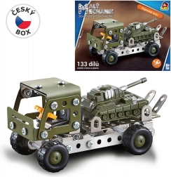 Mic mecanic auto militar - set de construit pentru copii