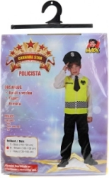 Costum de carnaval pentru copii polițist 120–130 cm