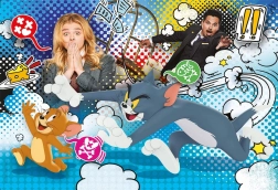 Maxi puzzle cu 24 de piese Tom și Jerry