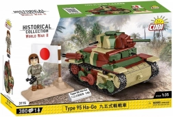 Set de construcție tanc TYPE 95 HA-GO 1:35 de la COBI