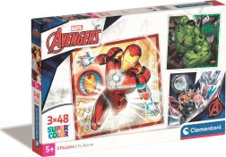 Set puzzle 3×48 piese MARVEL AVENGERS CLEMENTONI