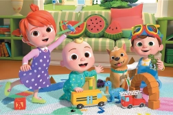 Puzzle 24 piese Maxi COCOMELON Pregătiți pentru aventură